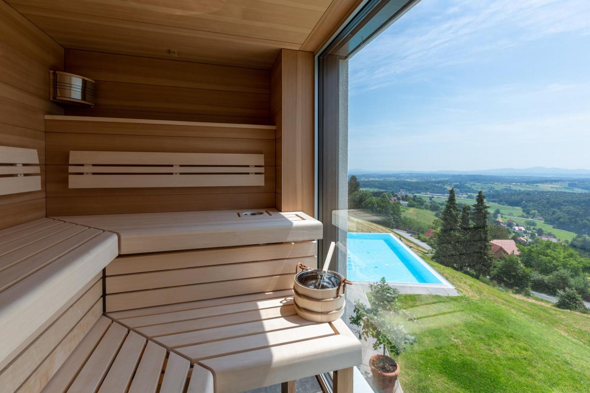 Greim15 --- Ganzes Ferienhaus Mit Fernsicht, Pool, Wellness Deutschlandsberg Exterior foto